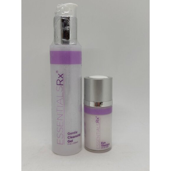Essential SRx Gentle Cleansing Gel 4 Oz & Eye Therapy 1 Oz Set - Picture 1 of 12